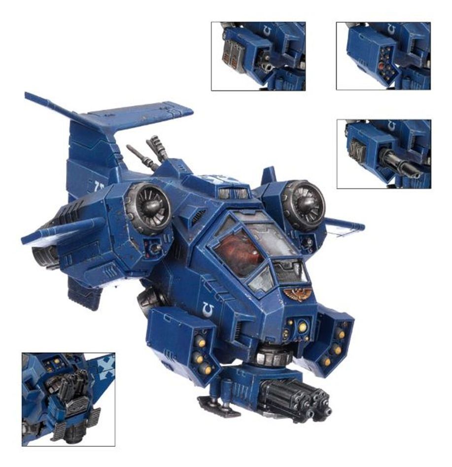Warhammer: 40K - Space Marines Stormhawk Interceptor (Stormtalon Gunship)