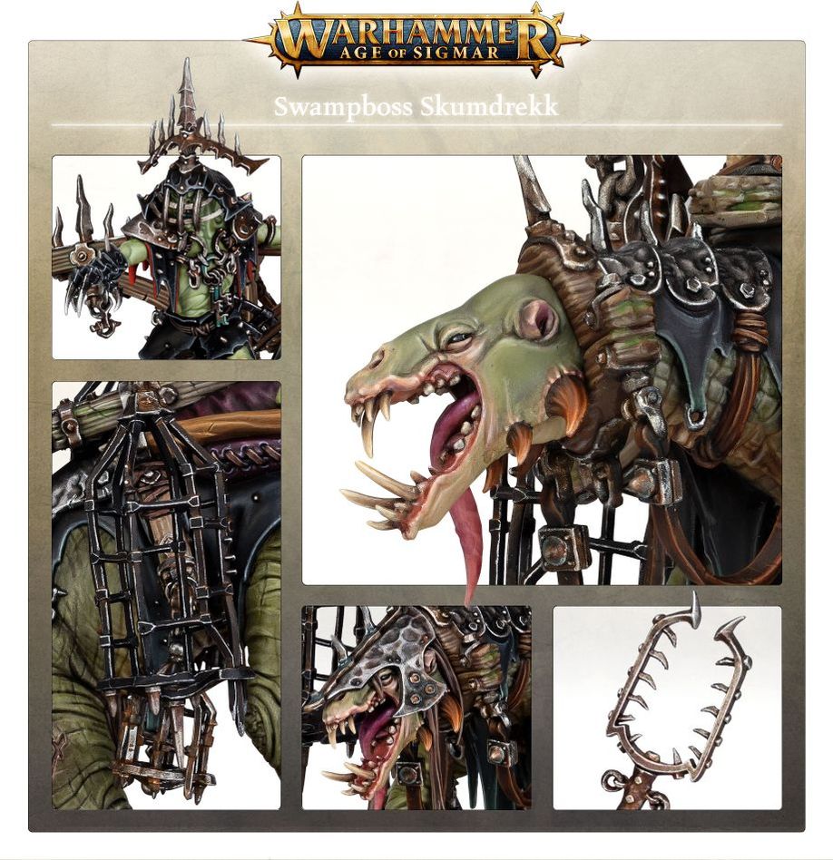 WarHammer: Age of Sigmar - Orruk Warclans - Swampboss Skumdrekk