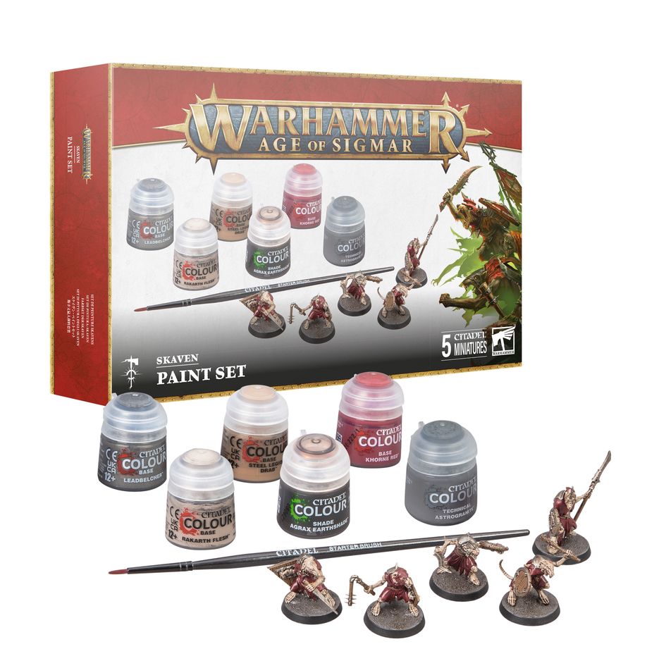 Warhammer: Age of Sigmar - Skaven Paint Set (4th ed.)