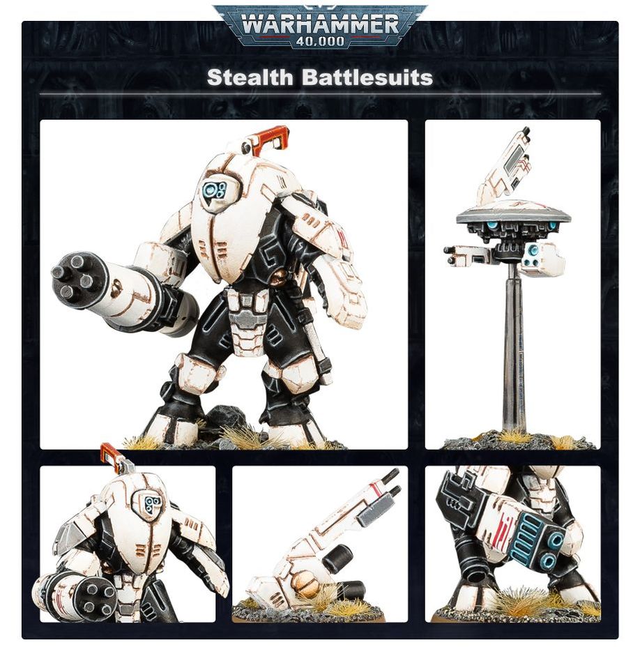 Warhammer: 40K - Tau Empire Stealth Battlesuits