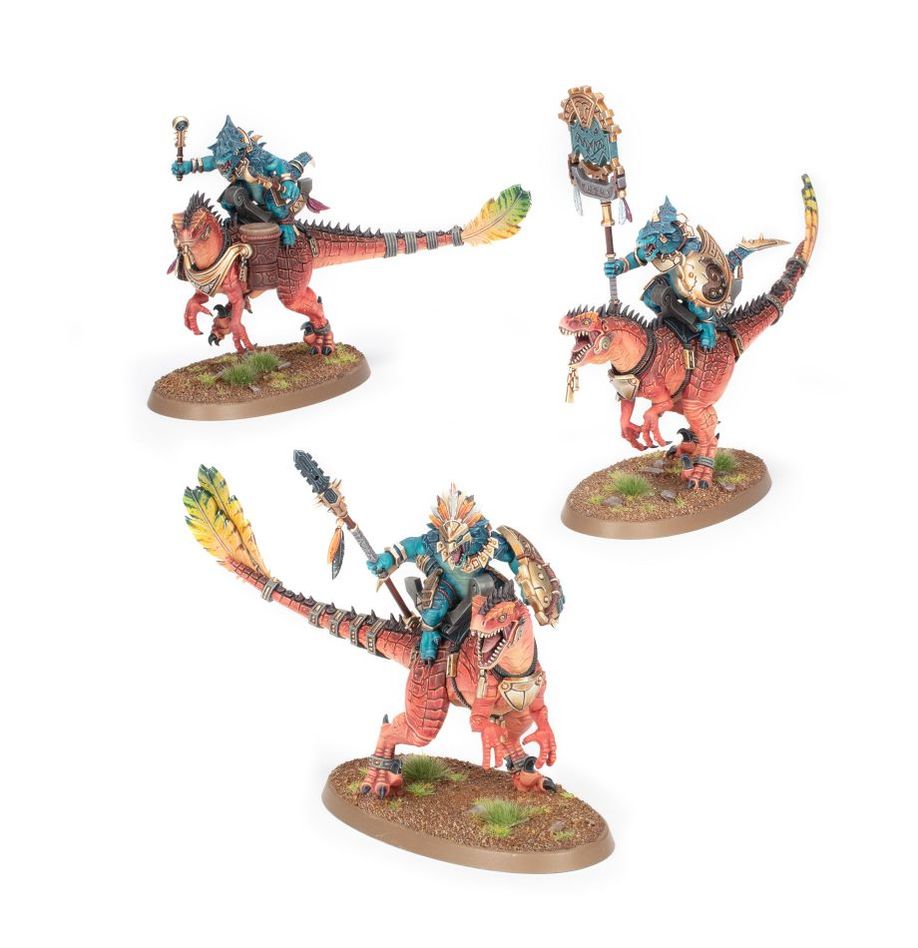 WarHammer: Age of Sigmar - Seraphon - Aggradon Lancers