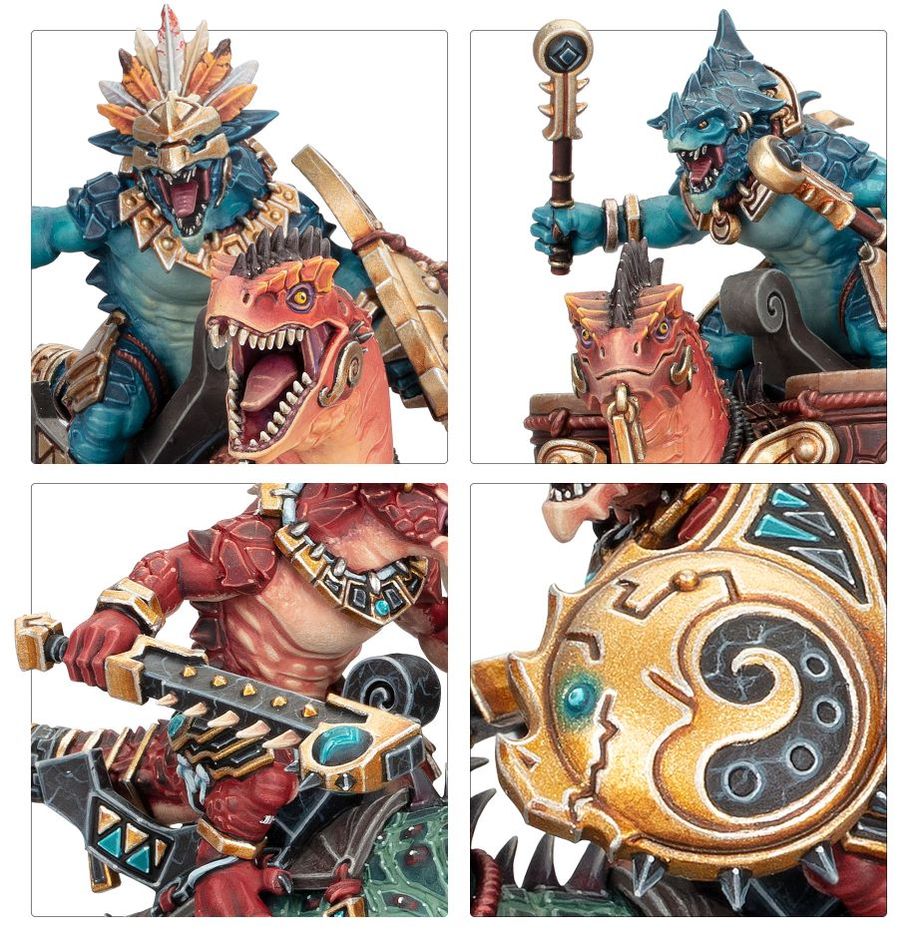 WarHammer: Age of Sigmar - Seraphon - Aggradon Lancers