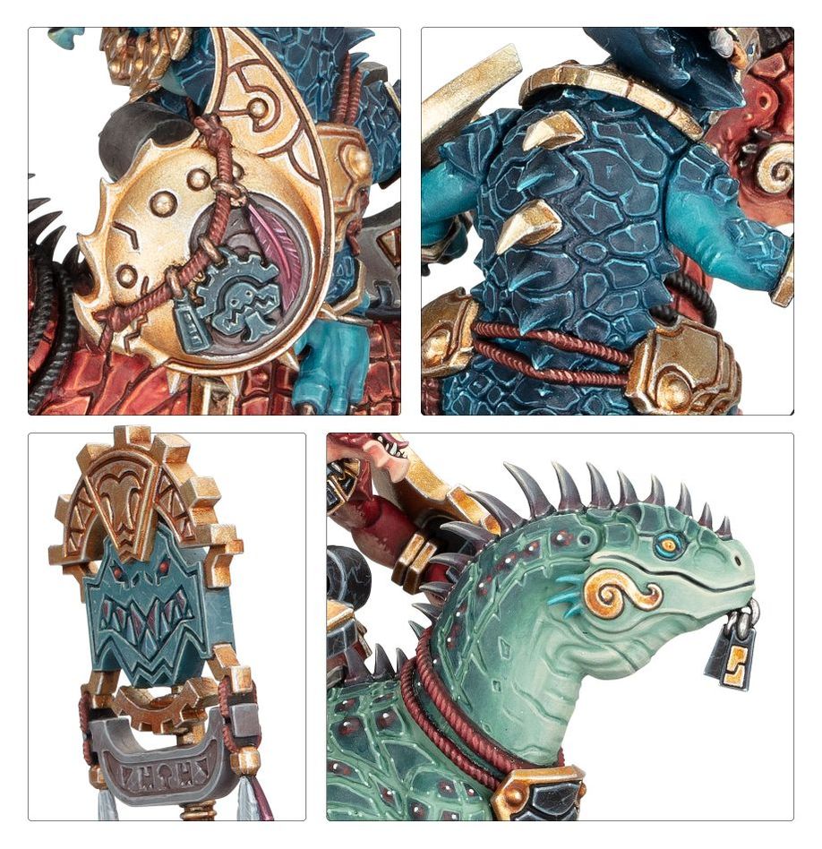 WarHammer: Age of Sigmar - Seraphon - Aggradon Lancers