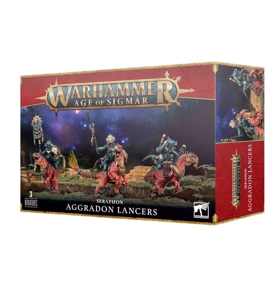 WarHammer: Age of Sigmar - Seraphon - Aggradon Lancers