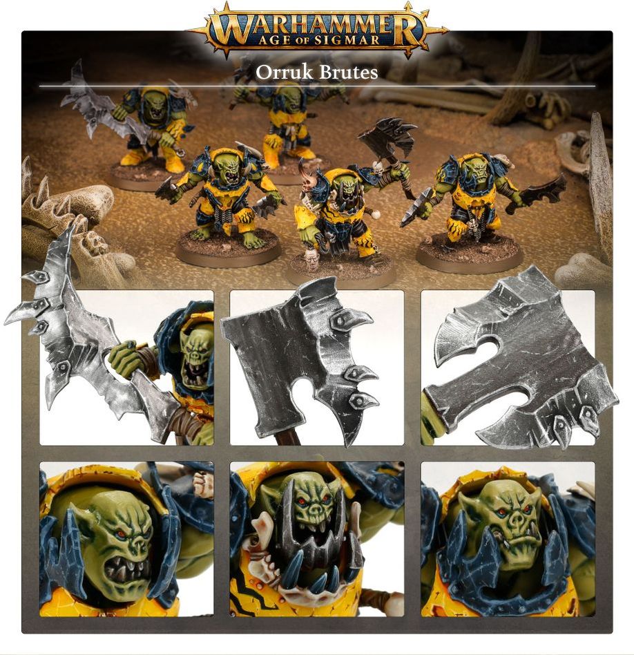 WarHammer: Age of Sigmar - Orruk Warclans - Orruk Brutes