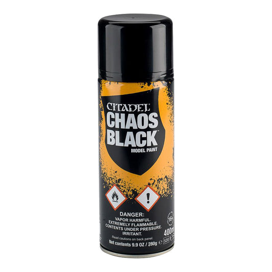 Paint: GW - Citadel - Spray - Chaos Black