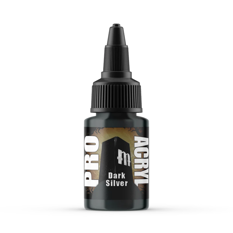 Paint: Monument Hobbies - Pro Acryl - Dark Silver (M)