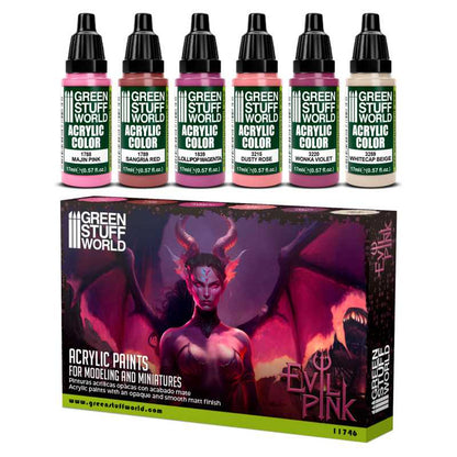 Paint: Green Stuff World (Set) - Evil Pink