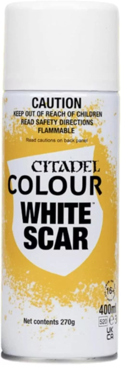 Paint: GW - Citadel - Spray - White Scar Spray